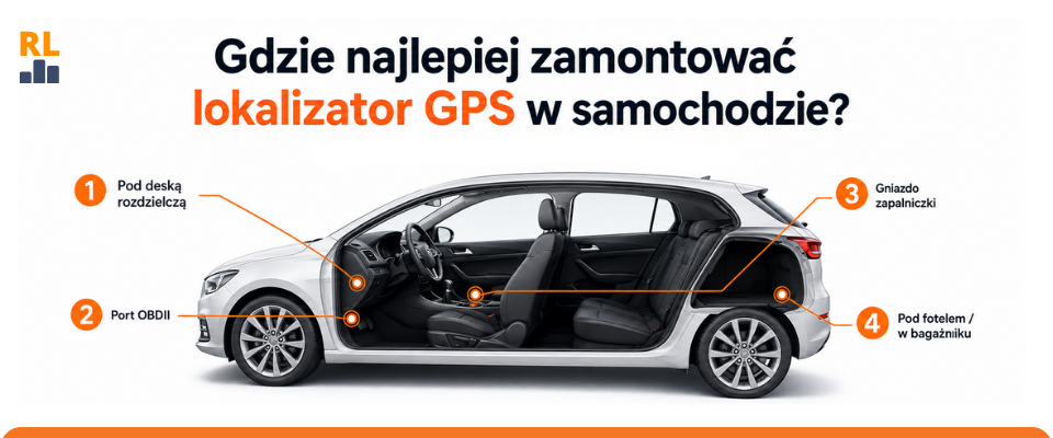 gdzie najlepiej zamontowac lokalizator gps w samochodzie